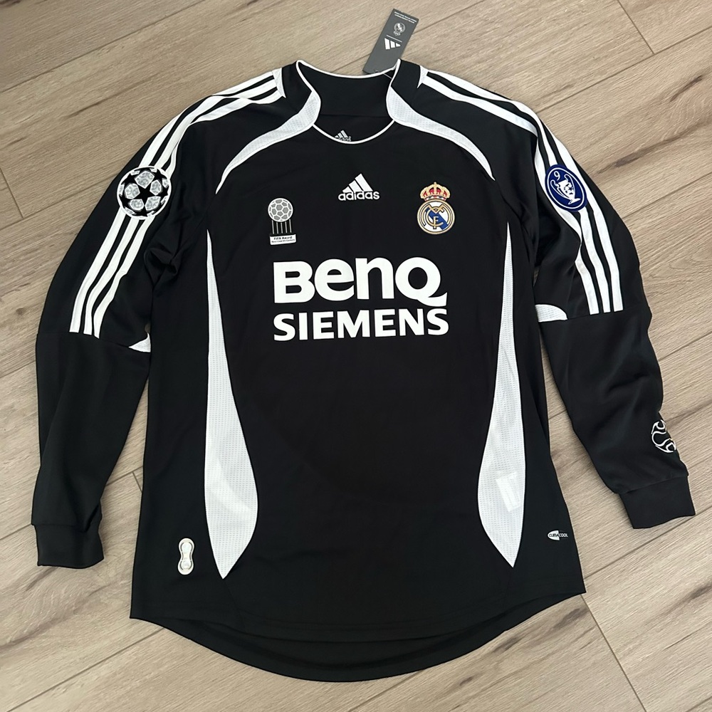 Adidas Black and White Real Madrid Jersey